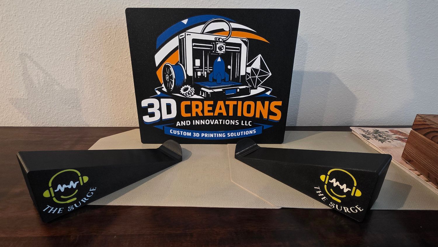 Custom 3D printed components — collection of precision PETG parts for unique applications