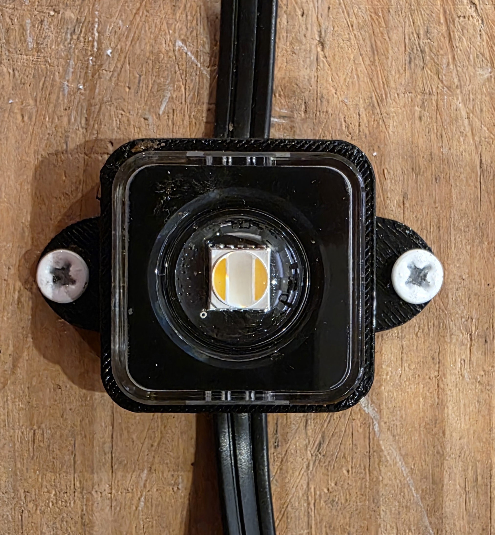Govee Permanent Outdoor Light Mounts H705 — precision PETG bracket installed on home eave
